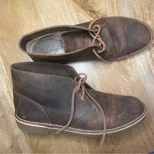 Men's Clark's Leather Chukka Boots